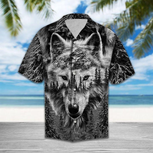 Wolf Hawaiian Shirt | For Men & Women | Adult | HW1100