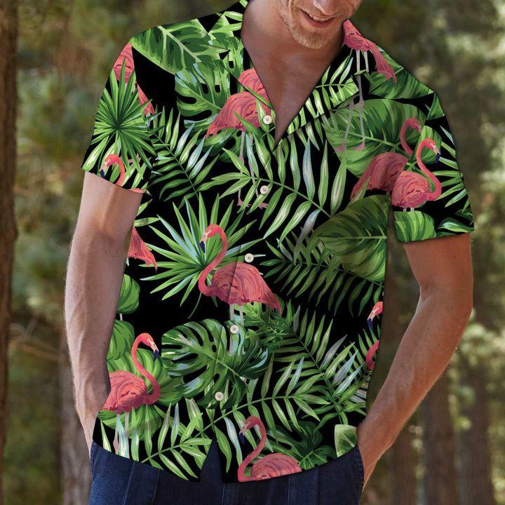 Flamingo Hawaiian Shirt | Hawaiian Shirt For Men | Hawaiian Shirt For Women | HW1055