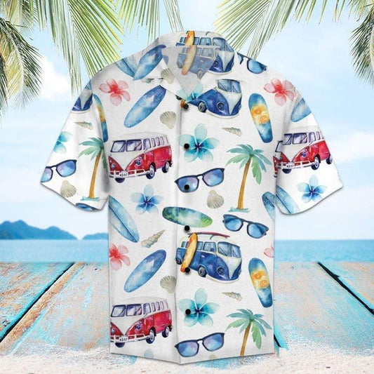 Amazing Hippie Bus Hawaiian Shirt