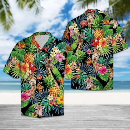 Giraffe Hawaiian Shirt