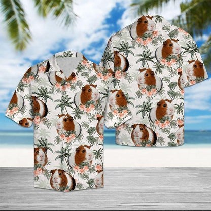 Guinea Pig Tropical Vintage Hawaiian Shirt