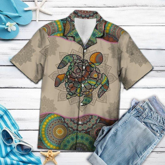 Turtle Mandala Hawaiian Shirt | For Men & Women | Adult | HW1243