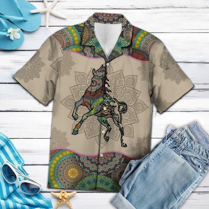 Horse Mandala Hawaiian Shirt | For Men & Women | Adult | HW1239