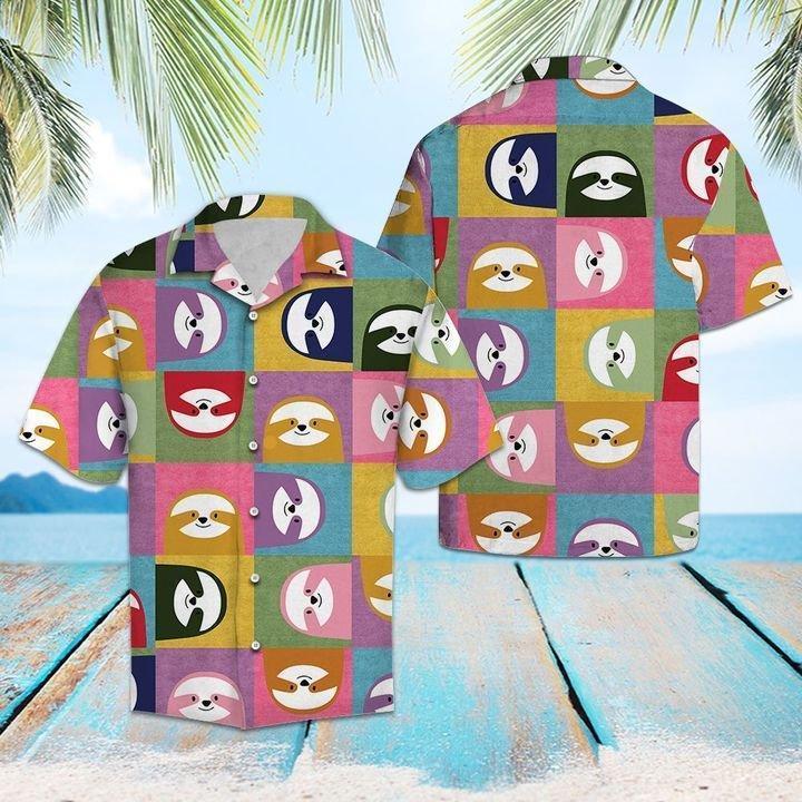 Happy Sloth Hawaiian Shirt | For Men & Women | Adult | HW1227