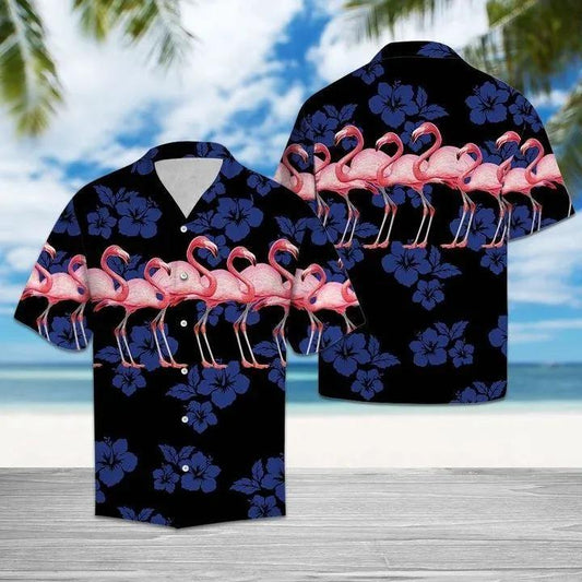 Flamingo Tropical Hawaiian Shirt