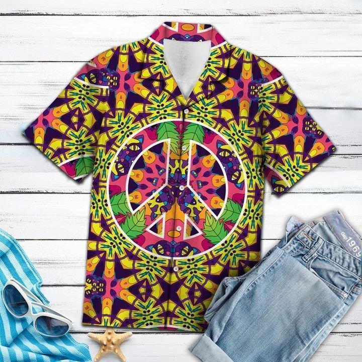 Amazing Hippie Jungle Cats Hawaiian Shirt