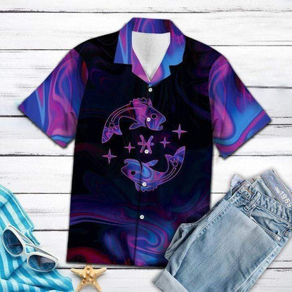 Amazing Pisces Horoscope Hawaiian Shirt Zodiac Birthday Gifts