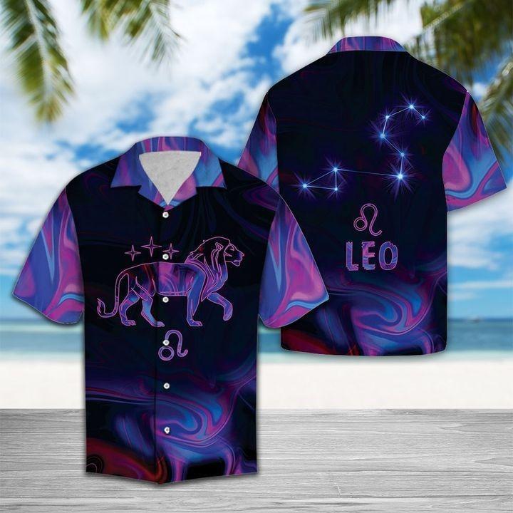 Amazing Leo Horoscope Hawaiian Shirt Zodiac Birthday Gifts