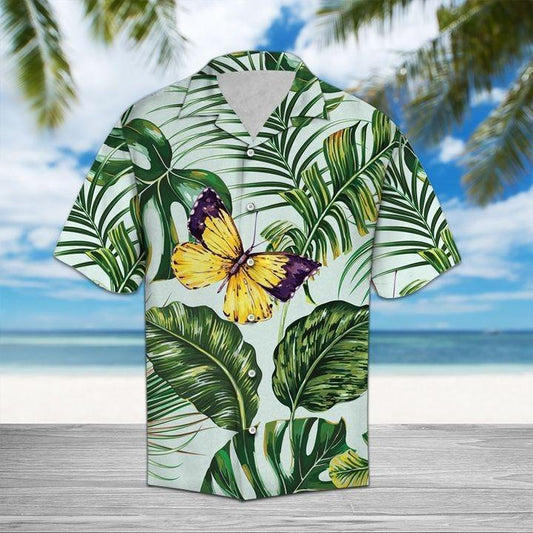 Butterfly Palm Hawaiian Shirt