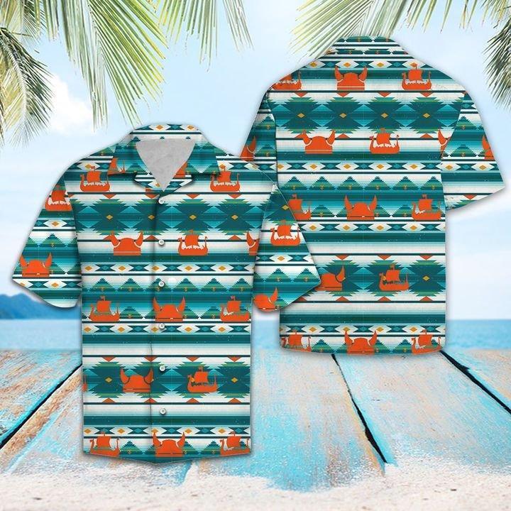 Vikings Pattern Hawaiian Shirt | For Men & Women | Adult | HW1785