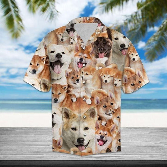 Akita Awesome Hawaiian Shirt | For Men & Women | Adult | HW1101