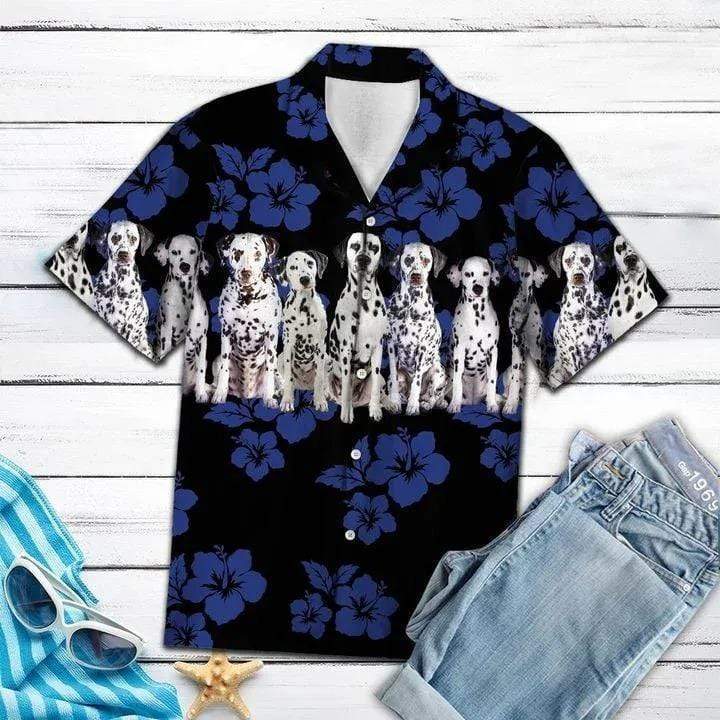 Amazing Dalmatian Dog Lover Christmas Hawaiian Aloha Shirts