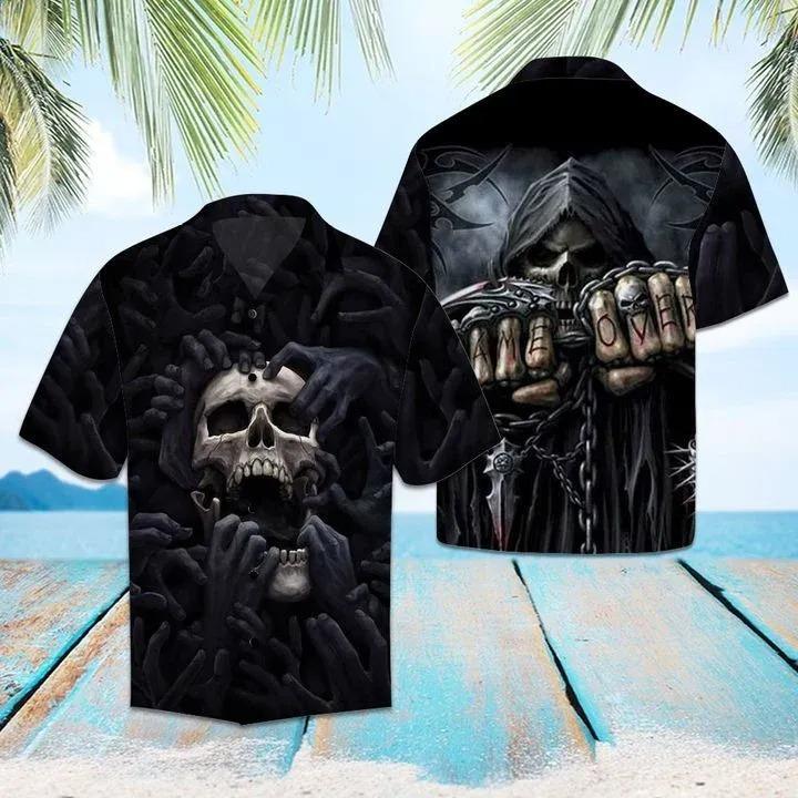 Amazing Skull Hawaiian Shirt | For Men & Women | Adult | HW1597