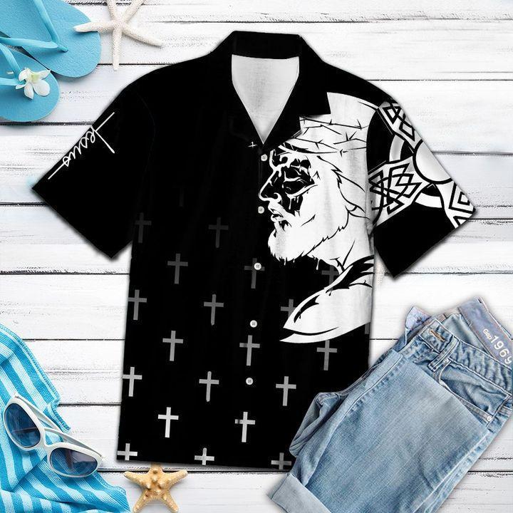 Black Hawaiian Shirt