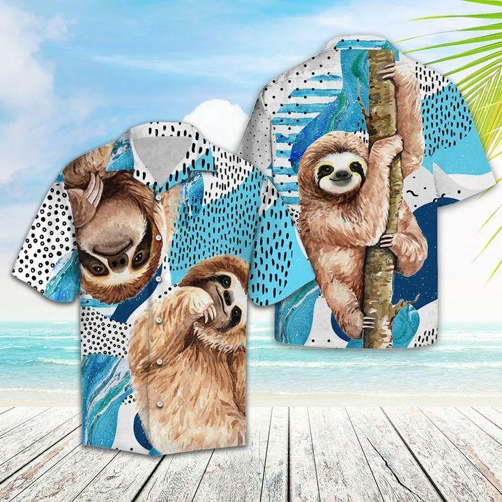 Sloth Hawaiian Shirt | For Men & Women | Adult | HW6531