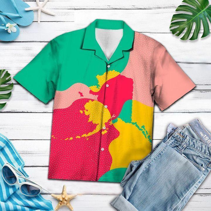 Amazing Colorful Alaska Hawaiian Shirt