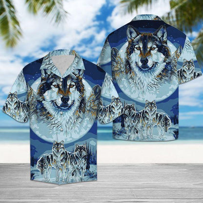 Wolf Hawaiian Shirt | For Men & Women | Adult | HW6542