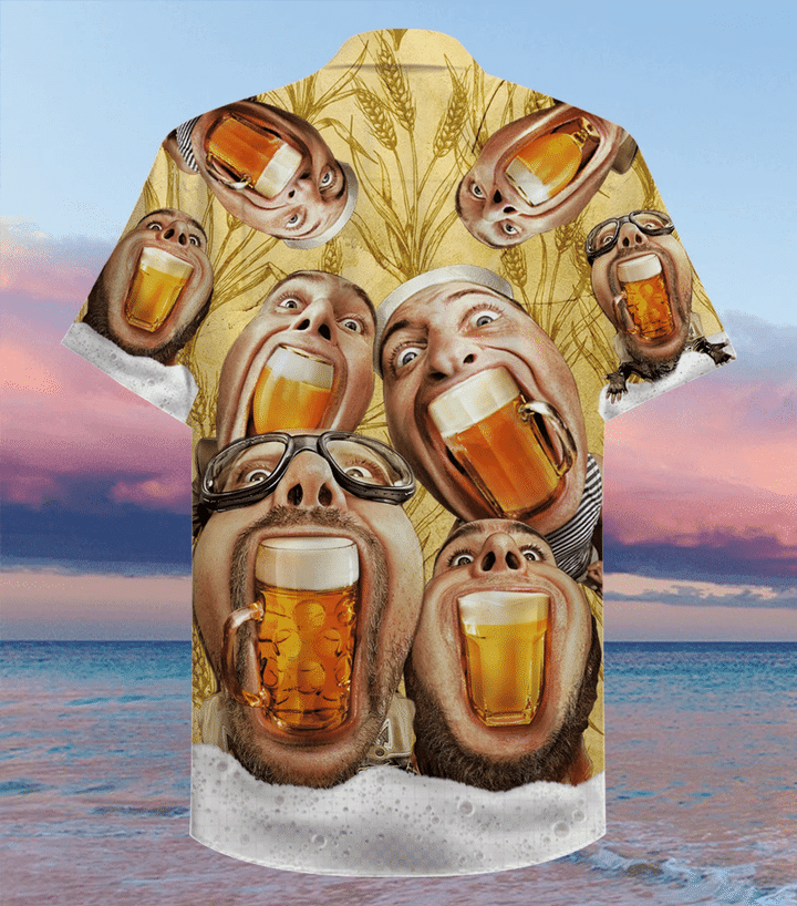 Wish You Were Beer Hawaiian Aloha Shirts #DH