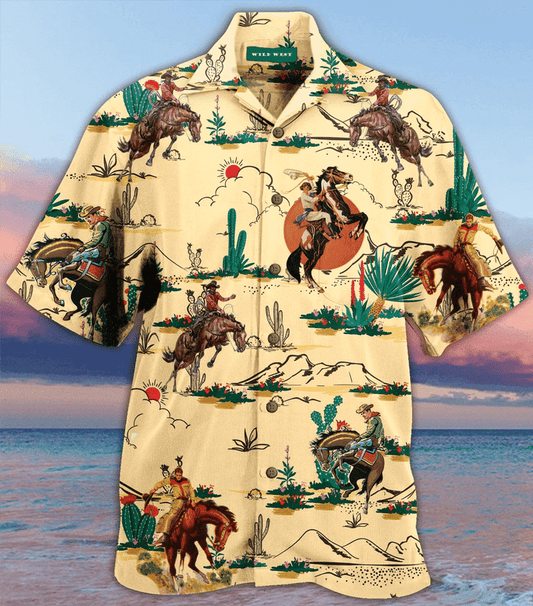 Horse Cowboy Hawaiian Shirt | For Men & Women | Adult | HW1650