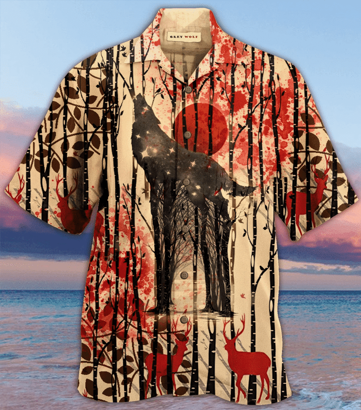 One Wolf Lives, No Sheep's Safe Christmas Hawaiian Shirt | For Men & Women | Adult | HW2055