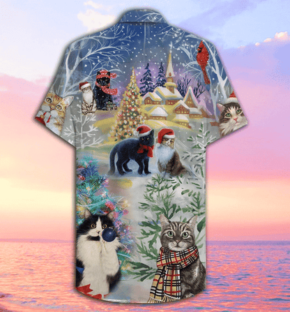 Have A Purry Christmas Cat Hawaiian Shirt