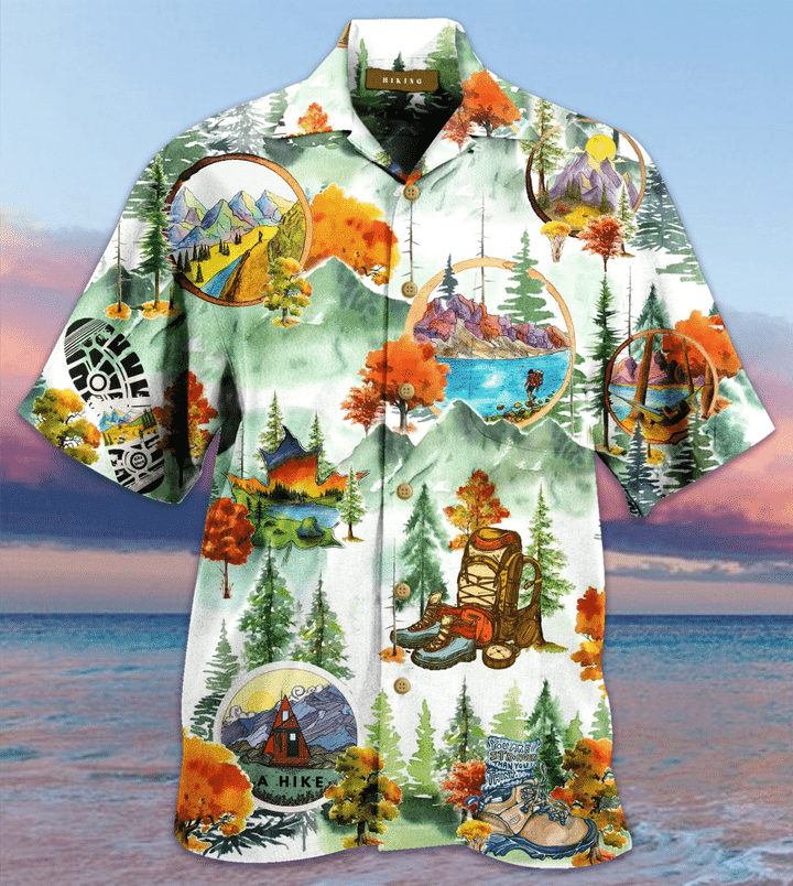 Hiking Hawaiian Shirt