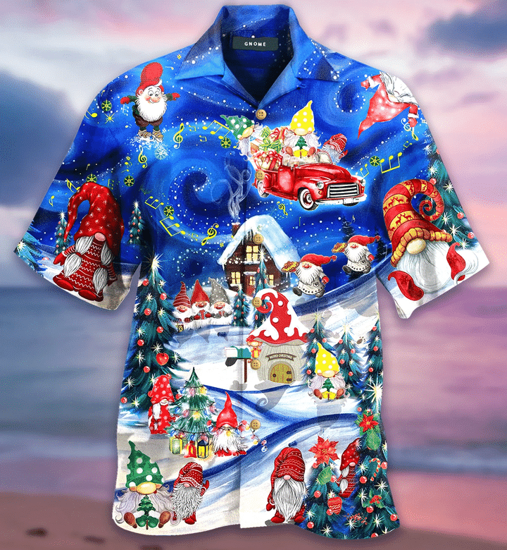 Hanging With My Gnomies Christmas Hawaiian Shirt | For Men & Women | Adult | HW2014