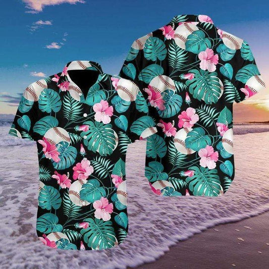 Baseball Simple Fantastic Tropical Hawaiian Shirt 131