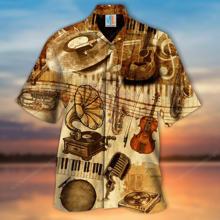 Musical Instruments Hawaiian Shirt | For Men & Women | Adult | HW3064