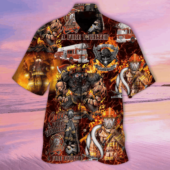 Firefighter Hawaiian Shirt