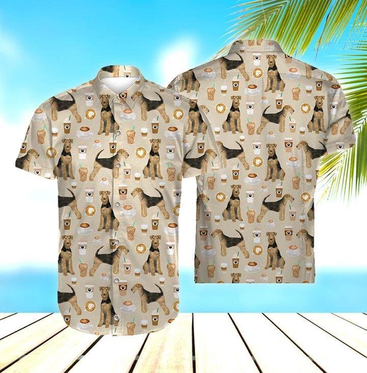 Airedale Terrier Hawaiian Shirt | For Men & Women | Adult | HW5553