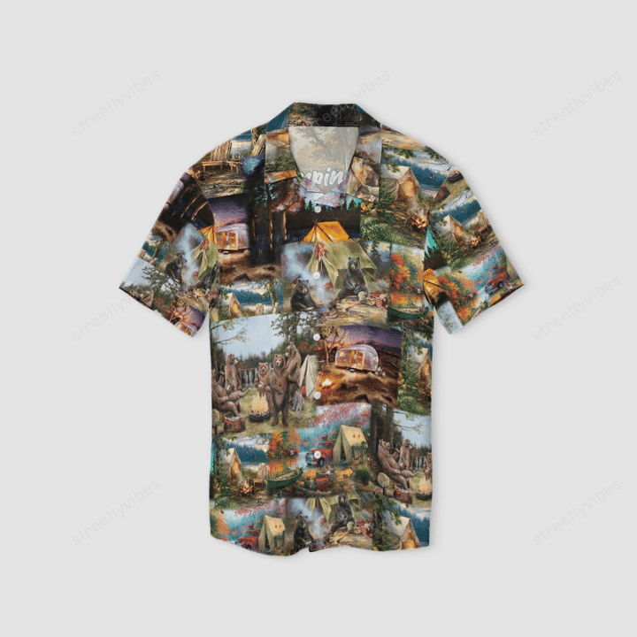 Camping Life 3D All Over Printed Hawaiian Shirt | Unique Beach