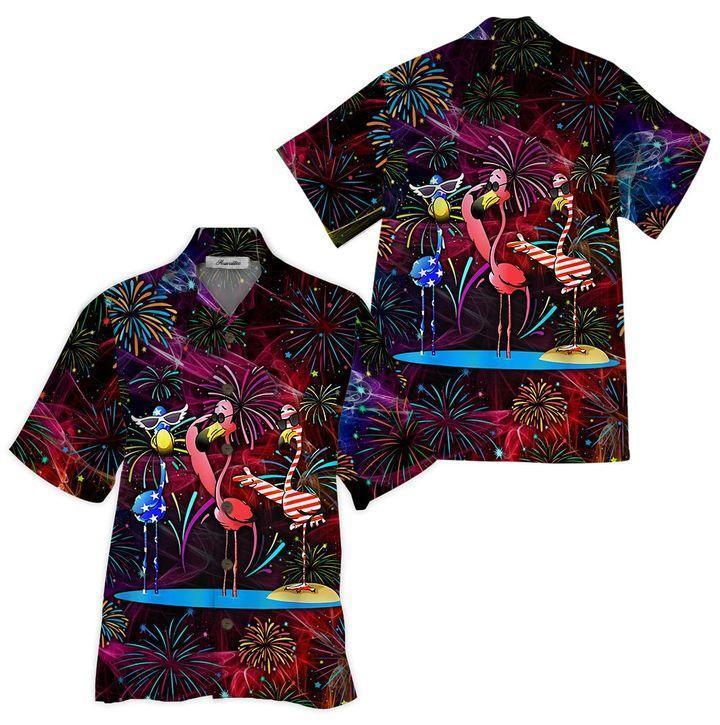 Flamingo Hawaiian Shirt | For Men & Women | Adult | HW6026