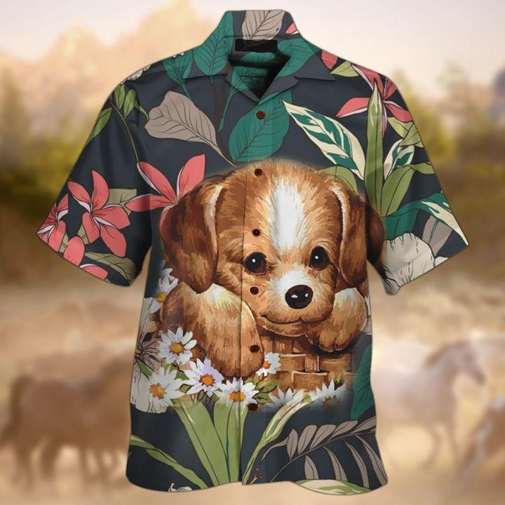 Golden Retriever Hawaiian Shirt | For Men & Women | Adult | HW7530