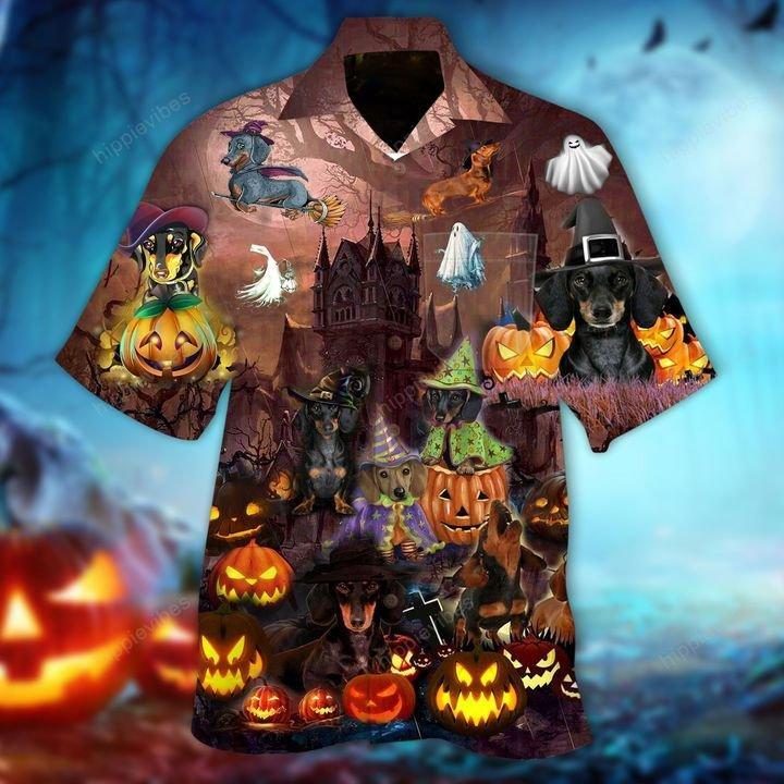 Amazing Dachshund Halloween Hawaiian Shirt | For Men & Women | Adult | HW8919