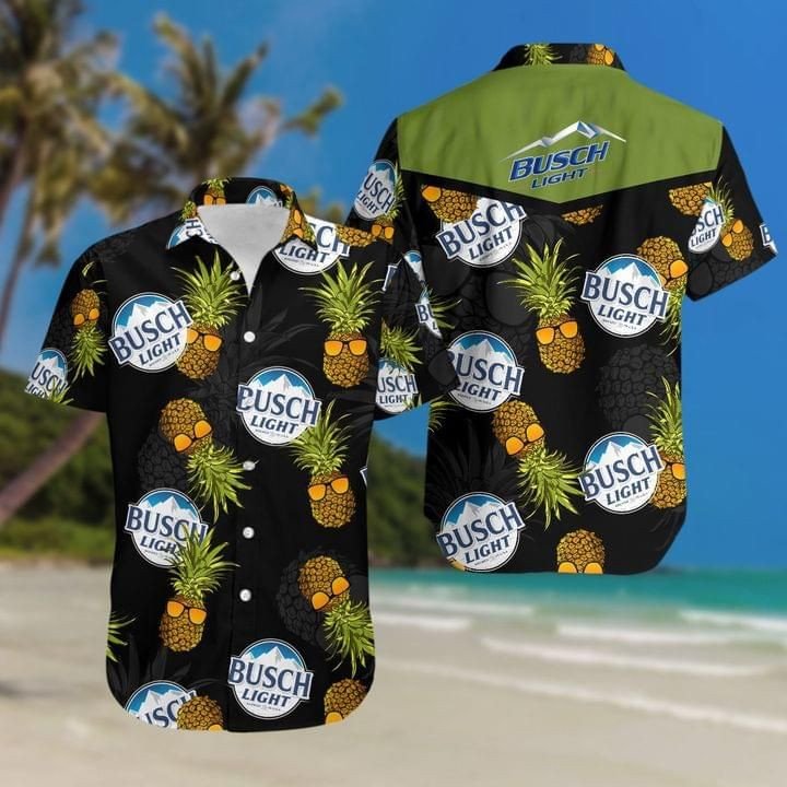 Busch Light Hawaiian Shirt