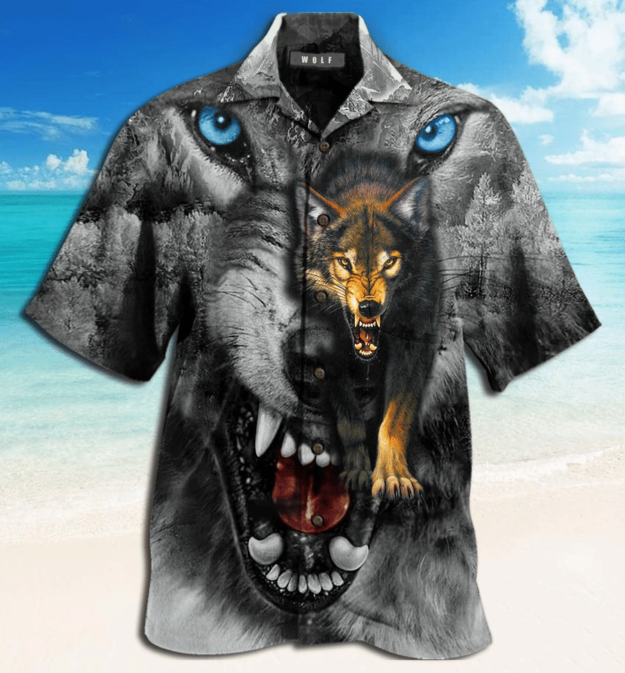 Wolf Quitting Is Not Hawaiian Shirt | For Men & Women | Adult | HW2247