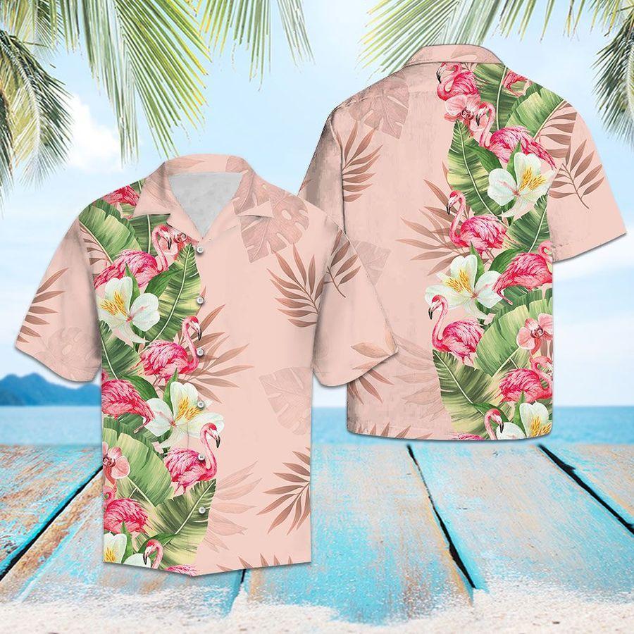 Tropical Flamingo Hawaiian Shirt | For Men & Women | Adult | HW6583