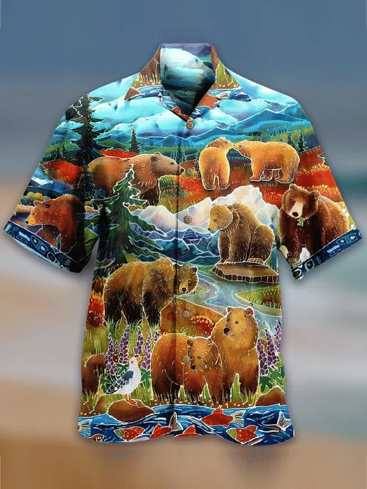 Bear Cute Hawaiian Shirt