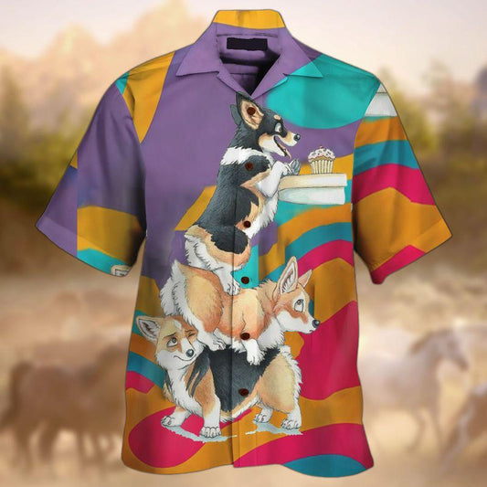 Corgi Hawaiian Shirt | For Men & Women | Adult | HW7505