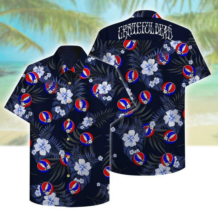 Grateful Dead Hawaii Shirt Fashion Island Tourism 3D All Over Print Shirt3544