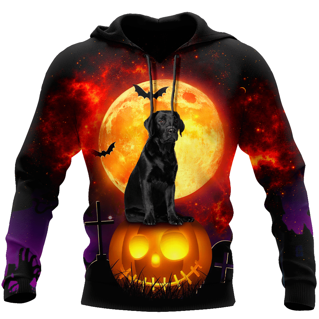 Halloween Labrador All Over Print Unisex Hoodie