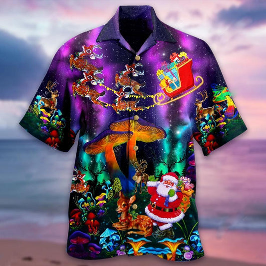 Christmas Santa Claus Party Hawaiian Shirt | For Men & Women | Adult | HW3515