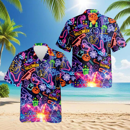 Music Night Hawaiian Shirt for Men, Button Down Aloha Shirt - Azhawaiian