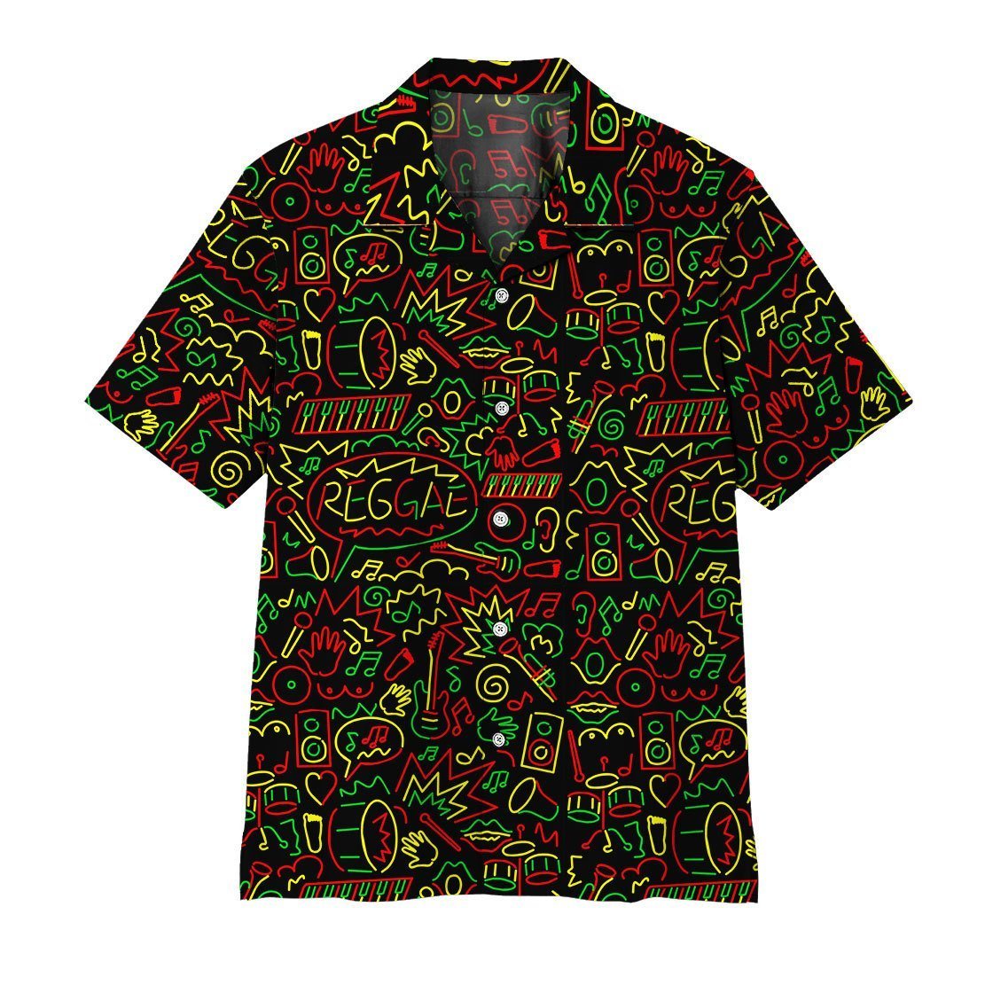  3D Reggae Hawaii Shirt