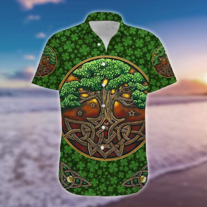 Hawaiian Aloha Shirts Tree Of Life #1612H