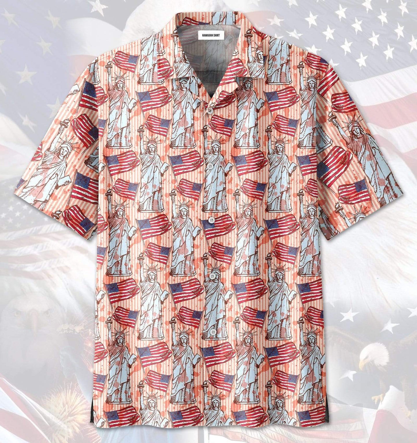 Happy 4Th Of July Statue Of Liberty Unisex Hawaiian Shirts #13621Dh