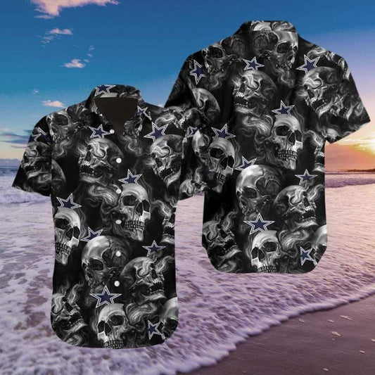 Hawaiian Aloha Shirt Football CowboyShirt Shirtkull 