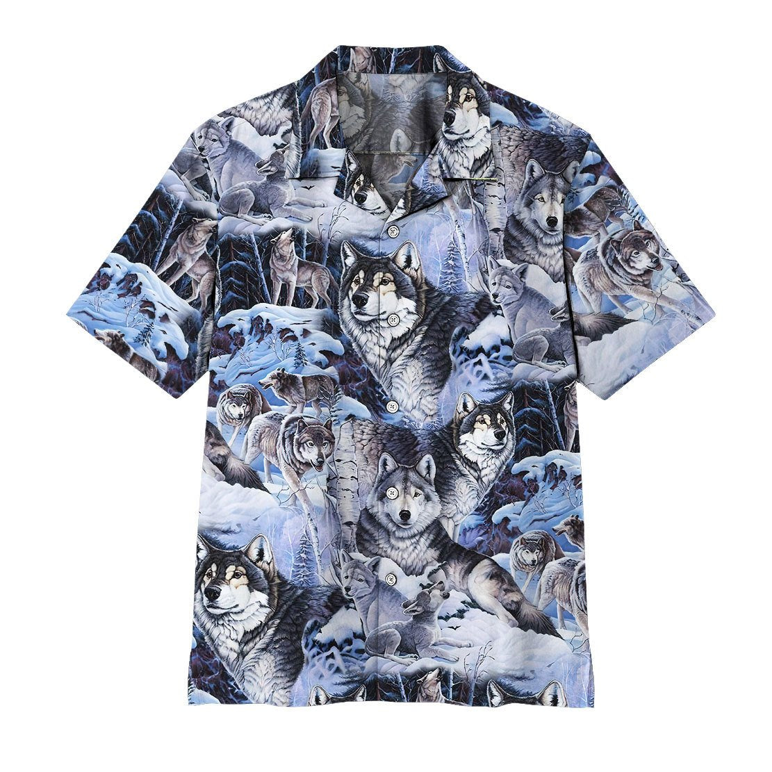  3D Wolf Hawaii Shirt