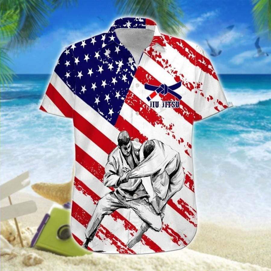 Hawaiian Aloha Shirts Jiu Jitsu American